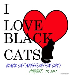 Consider adopting a black cat today!